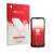 Vorderseite einer Produktverpackung mit dem Markenlogo upscreen. Daneben ist das Gerät Doogee Fire 7 Ultra mit dem zugehörigen