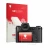 Vorderseite einer Produktverpackung mit dem Markenlogo upscreen. Daneben ist das Gerät Leica SL3-P mit dem zugehörigen Display