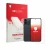 Vorderseite einer Produktverpackung mit dem Markenlogo upscreen. Daneben ist das Gerät Nothing Phone (4b) (Display+Kamera) mit