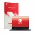 Vorderseite einer Produktverpackung mit dem Markenlogo upscreen. Daneben ist das Gerät Chuwi UniBook mit dem zugehörigen Displ