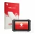 Vorderseite einer Produktverpackung mit dem Markenlogo upscreen. Daneben ist das Gerät Topdon ONE Plus mit dem zugehörigen Dis