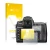 Vorderseite einer Produktverpackung mit dem Markenlogo upscreen. Daneben ist das Gerät Nikon D700 mit dem zugehörigen Displays