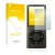 Vorderseite einer Produktverpackung mit dem Markenlogo upscreen. Daneben ist das Gerät Apple iPod nano (4. Gen.) mit dem zugeh