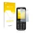Vorderseite einer Produktverpackung mit dem Markenlogo upscreen. Daneben ist das Gerät Nokia C5-00 mit dem zugehörigen Display