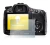 Abbildung des Geräts Sony Alpha 57 (SLT-A57) mit einer Vielzahl des Displayschutzes.
