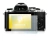 Abbildung des Geräts Olympus OM-D E-M10 mit einer Vielzahl des Displayschutzes.