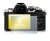 Abbildung des Geräts Olympus OM-D E-M10 Mark II mit einer Vielzahl des Displayschutzes.