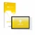 Vorderseite einer Produktverpackung mit dem Markenlogo upscreen. Daneben ist das Gerät Microsoft Surface Pro 5 2017 mit dem zu