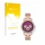 Vorderseite einer Produktverpackung mit dem Markenlogo upscreen. Daneben ist das Gerät Michael Kors Access Sofie mit dem zugeh