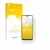 Vorderseite einer Produktverpackung mit dem Markenlogo upscreen. Daneben ist das Gerät Samsung Galaxy A20e mit dem zugehörigen