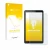 Vorderseite einer Produktverpackung mit dem Markenlogo upscreen. Daneben ist das Gerät Lenovo Tab M7 mit dem zugehörigen Displ