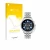 Vorderseite einer Produktverpackung mit dem Markenlogo upscreen. Daneben ist das Gerät Michael Kors Access Lexington 2 mit dem