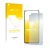 Vorderseite einer Produktverpackung mit dem Markenlogo upscreen. Daneben ist das Gerät OnePlus 8T Plus mit dem zugehörigen Dis