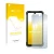 Vorderseite einer Produktverpackung mit dem Markenlogo upscreen. Daneben ist das Gerät Doogee S86 Pro mit dem zugehörigen Disp