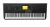 Abbildung des Geräts Yamaha MODX8+ mit einer Vielzahl des Displayschutzes.