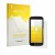 Vorderseite einer Produktverpackung mit dem Markenlogo upscreen. Daneben ist das Gerät Doogee Fire 3 mit dem zugehörigen Displ