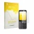 Vorderseite einer Produktverpackung mit dem Markenlogo upscreen. Daneben ist das Gerät Nokia 235 4G (2026) mit dem zugehörigen