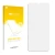 Vorderseite einer Produktverpackung mit dem Markenlogo upscreen. Daneben ist der zugehörige Displayschutz.
