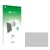 Vorderseite einer Produktverpackung mit dem Markenlogo upscreen. Daneben ist der zugehörige Displayschutz.
