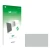 Vorderseite einer Produktverpackung mit dem Markenlogo upscreen. Daneben ist der zugehörige Displayschutz.