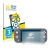 Vorderseite einer Produktverpackung mit dem Markenlogo BROTECT. Daneben ist das Gerät Nintendo Switch Lite mit dem zugehörigen