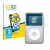 Vorderseite einer Produktverpackung mit dem Markenlogo BROTECT. Daneben ist das Gerät Apple iPod classic 160 GB (7. Gen.) mit 