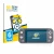 Vorderseite einer Produktverpackung mit dem Markenlogo BROTECT. Daneben ist das Gerät Nintendo Switch Lite mit dem zugehörigen