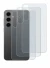Abbildung des Geräts Samsung Galaxy S24 FE (Rückseite) mit einer Vielzahl des Displayschutzes.