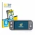 Vorderseite einer Produktverpackung mit dem Markenlogo BROTECT. Daneben ist das Gerät Nintendo Switch Lite mit dem zugehörigen