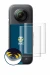 Abbildung des Geräts Insta360 X3 mit einer Vielzahl des Displayschutzes.