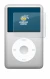 Abbildung des Geräts Apple iPod classic 160 GB (7. Gen.) mit einer Vielzahl des Displayschutzes.