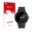 Vorderseite einer Produktverpackung mit dem Markenlogo upscreen. Daneben ist das Gerät Armbanduhren (Kreisrund, ø: 41 mm) mit 