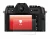 Abbildung des Geräts Fujifilm X-T50 mit einer Vielzahl des Displayschutzes.