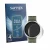 Vorderseite einer Produktverpackung mit dem Markenlogo Savvies. Daneben ist das Gerät Samsung Galaxy Watch 9 (40 mm) mit dem z