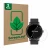 Vorderseite einer Produktverpackung mit dem Markenlogo ScreenLeaf. Daneben ist das Gerät Armbanduhren (Kreisrund, ø: 42 mm) mi