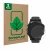 Vorderseite einer Produktverpackung mit dem Markenlogo ScreenLeaf. Daneben ist das Gerät Garmin Fenix 5 Plus (47 mm) mit dem z