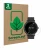 Vorderseite einer Produktverpackung mit dem Markenlogo ScreenLeaf. Daneben ist das Gerät Kreisrunde Displays (ø: 38 mm) mit de
