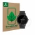 Vorderseite einer Produktverpackung mit dem Markenlogo ScreenLeaf. Daneben ist das Gerät Kreisrunde Displays (ø: 40 mm) mit de