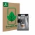 Vorderseite einer Produktverpackung mit dem Markenlogo ScreenLeaf. Daneben ist das Gerät DeLonghi PrimaDonna Elite Experience 