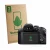 Vorderseite einer Produktverpackung mit dem Markenlogo ScreenLeaf. Daneben ist das Gerät Canon EOS R10 mit dem zugehörigen Dis