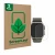 Vorderseite einer Produktverpackung mit dem Markenlogo ScreenLeaf. Daneben ist das Gerät Apple Watch Ultra (49 mm) mit dem zug