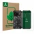 Vorderseite einer Produktverpackung mit dem Markenlogo ScreenLeaf. Daneben ist das Gerät iiiF150 B1 Pro (Display+Kamera) mit d