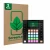 Vorderseite einer Produktverpackung mit dem Markenlogo ScreenLeaf. Daneben ist das Gerät Wolfmix W1 mit dem zugehörigen Displa