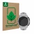Vorderseite einer Produktverpackung mit dem Markenlogo ScreenLeaf. Daneben ist das Gerät Garmin Instinct 2S Solar (40 mm) mit 