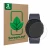 Vorderseite einer Produktverpackung mit dem Markenlogo ScreenLeaf. Daneben ist das Gerät Samsung Galaxy Watch 6 (44 mm) mit de