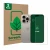 Vorderseite einer Produktverpackung mit dem Markenlogo ScreenLeaf. Daneben ist das Gerät Apple iPhone 15 Pro (Display+Kamera) 