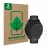 Vorderseite einer Produktverpackung mit dem Markenlogo ScreenLeaf. Daneben ist das Gerät Garmin Forerunner 165 mit dem zugehör