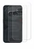 Abbildung des Geräts Nothing Phone (2a) (Rückseite) mit einer Vielzahl des Displayschutzes.