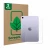 Vorderseite einer Produktverpackung mit dem Markenlogo ScreenLeaf. Daneben ist das Gerät Apple iPad Mini 7 WiFi 2024 (Rückseit