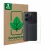 Vorderseite einer Produktverpackung mit dem Markenlogo ScreenLeaf. Daneben ist das Gerät Xiaomi Redmi Note 14 (Rückseite) mit 